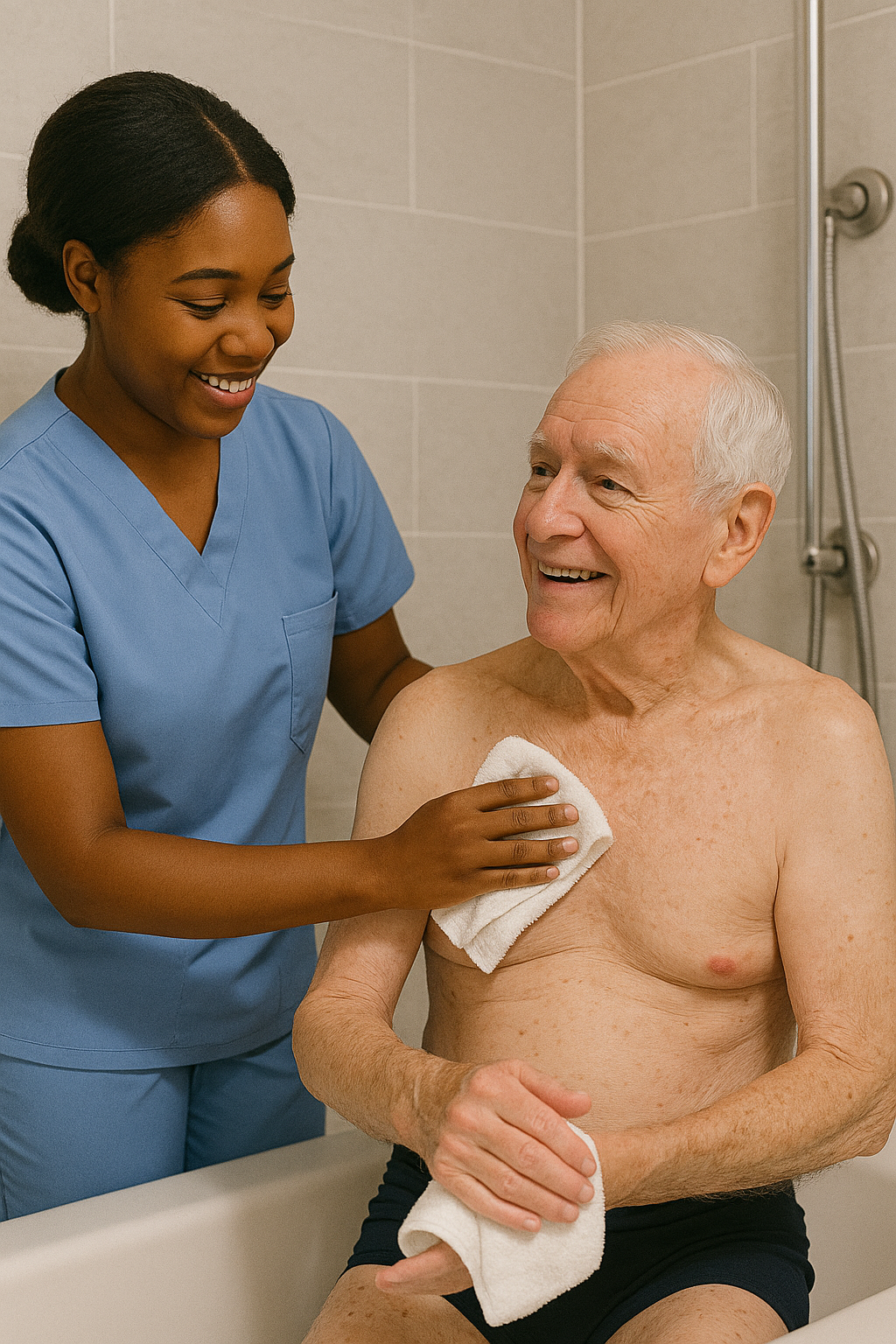 Caregiver and client